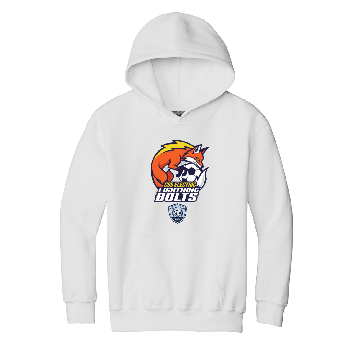 Youth Lightning Bolts Gildan Hoodie