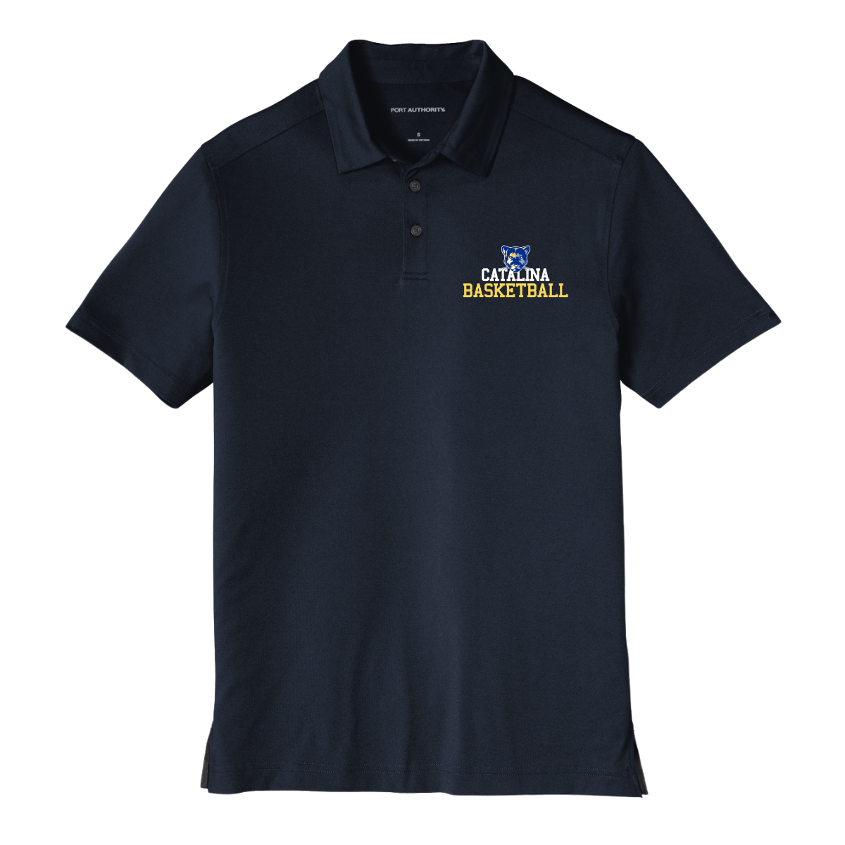 Adult Catalina Basketball Port Authority Stretch Polo