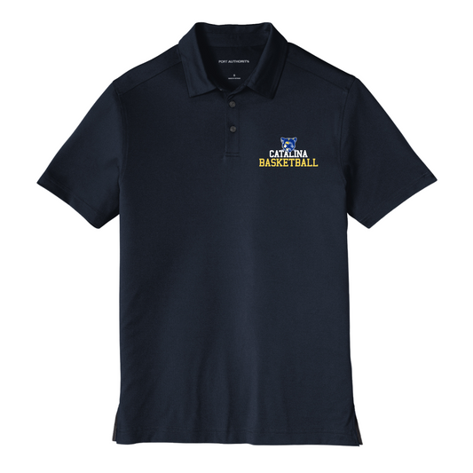 Adult Catalina Basketball Port Authority Stretch Polo