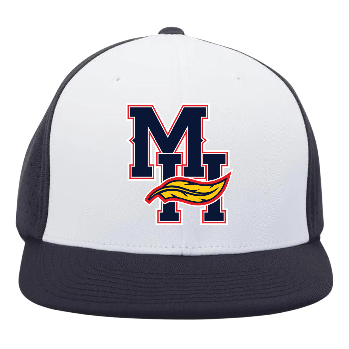 Mudhens Baseball Pacific Perforated F3 Performance Flexfit Cap