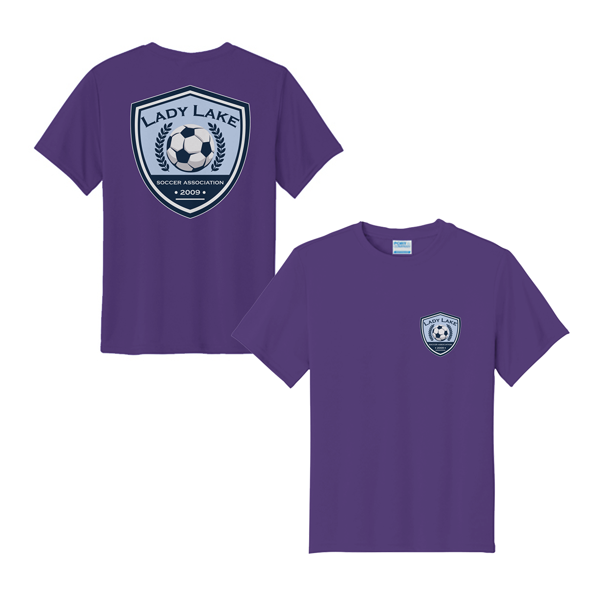 Youth Lady Lake Soccer Association Performance T-Shirt