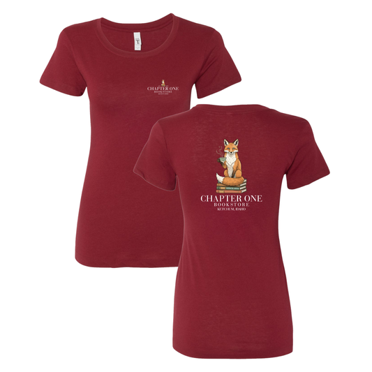Women's Chapter One Bookstore Next Level Ideal T-Shirt