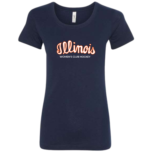 Women's Illinois Hockey Next Level Ideal T-Shirt