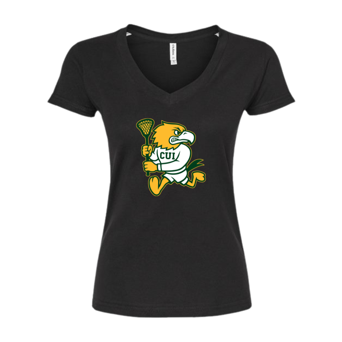 Women's CUI Lacrosse Tultex V-Neck T-Shirt