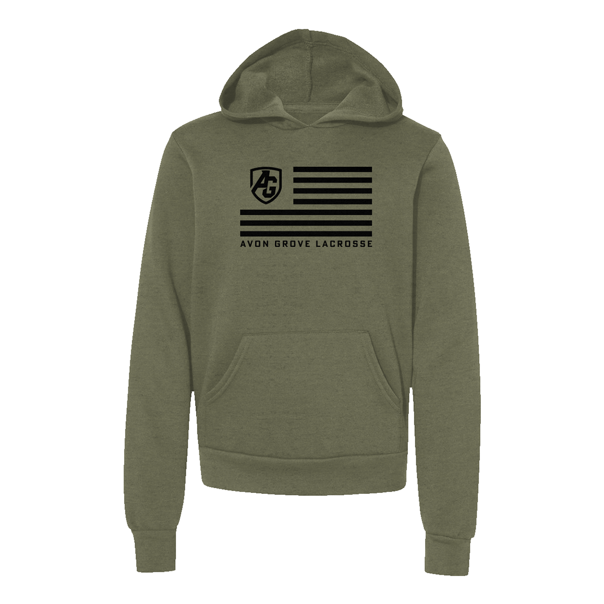 Youth AGL Bella + Canvas Sponge Fleece Hoodie
