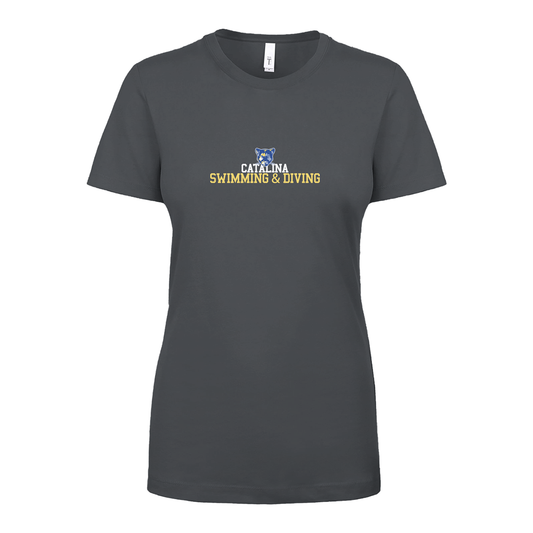 Women's Catalina Swimming & Diving Next Level Ideal T-Shirt