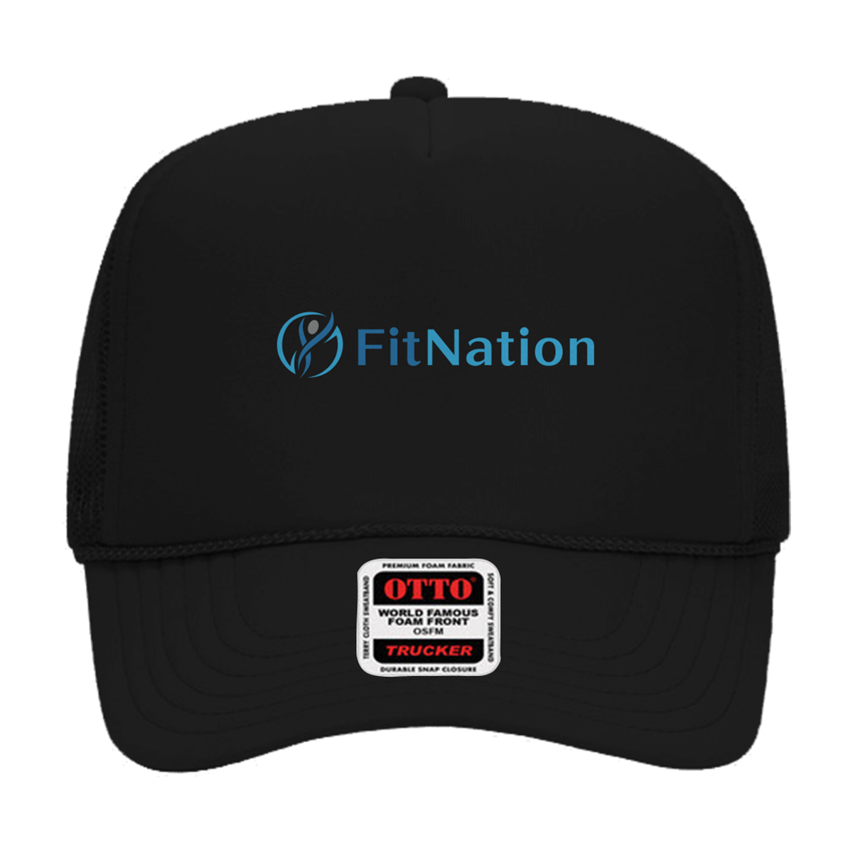 FitNation Otto 5-Panel Crown Mesh Back Trucker Hat
