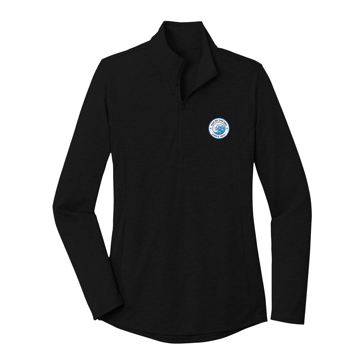 Womens Mac By The Sea PosiCharge Tri Blend Wicking 1/4 Zip