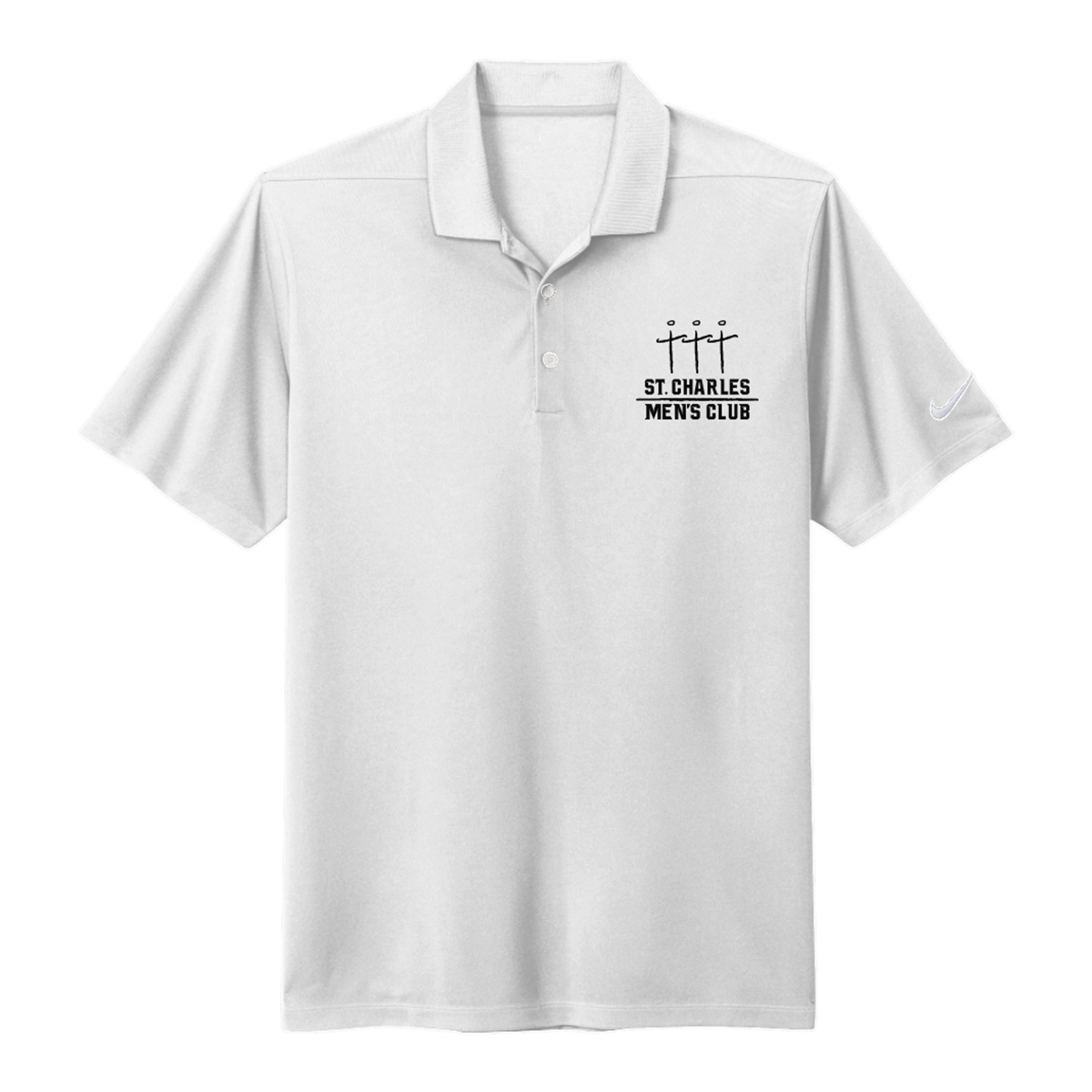 Adult St. Charles Club Nike Dri-FIT Micro Pique 2.0 Polo
