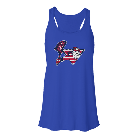 Women's Sailors Lax Flowy Racerback Tank