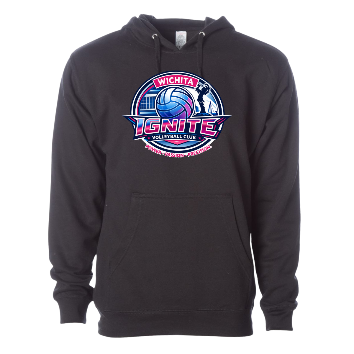 Adult Wichita Ignite Volleyball ITC Midweight Hoodie