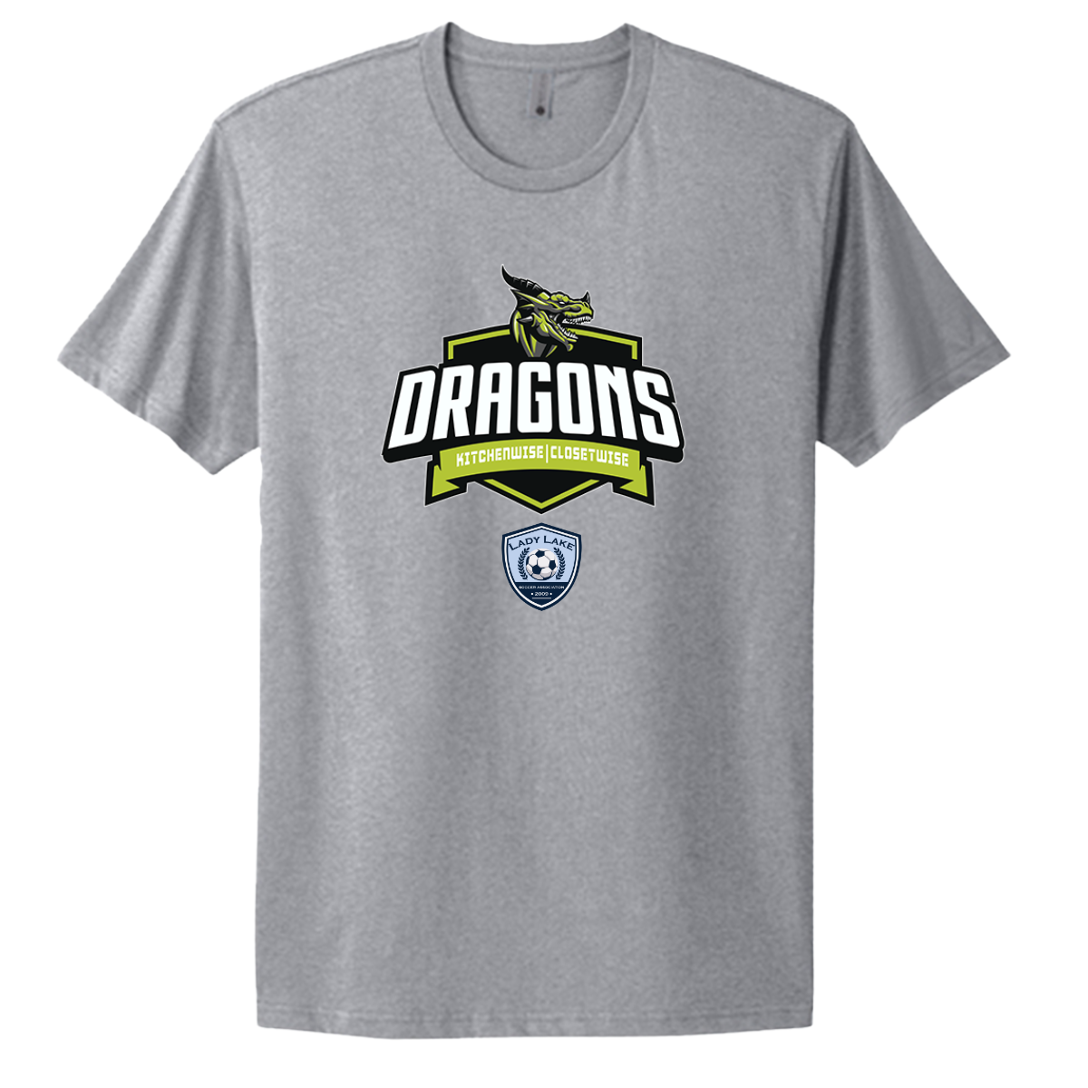 Adult Dragons Next Level Cotton T-Shirt