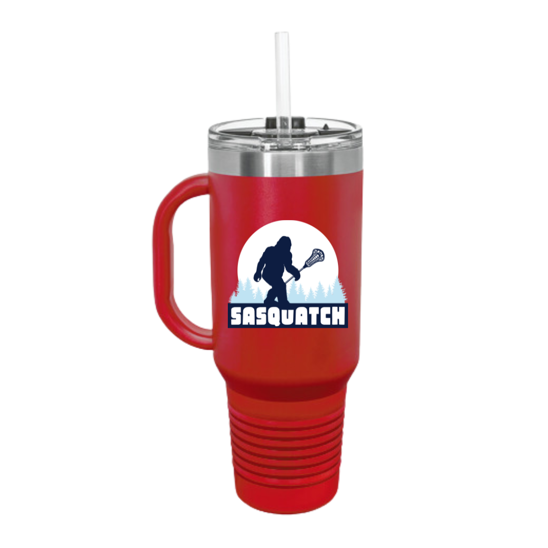 Sasquatch Lacrosse Insulated Travel Mug 40oz