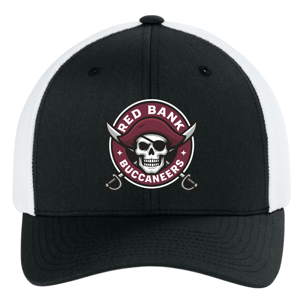 Red Bank BUCS Flexfit Closed-Back Trucker Cap