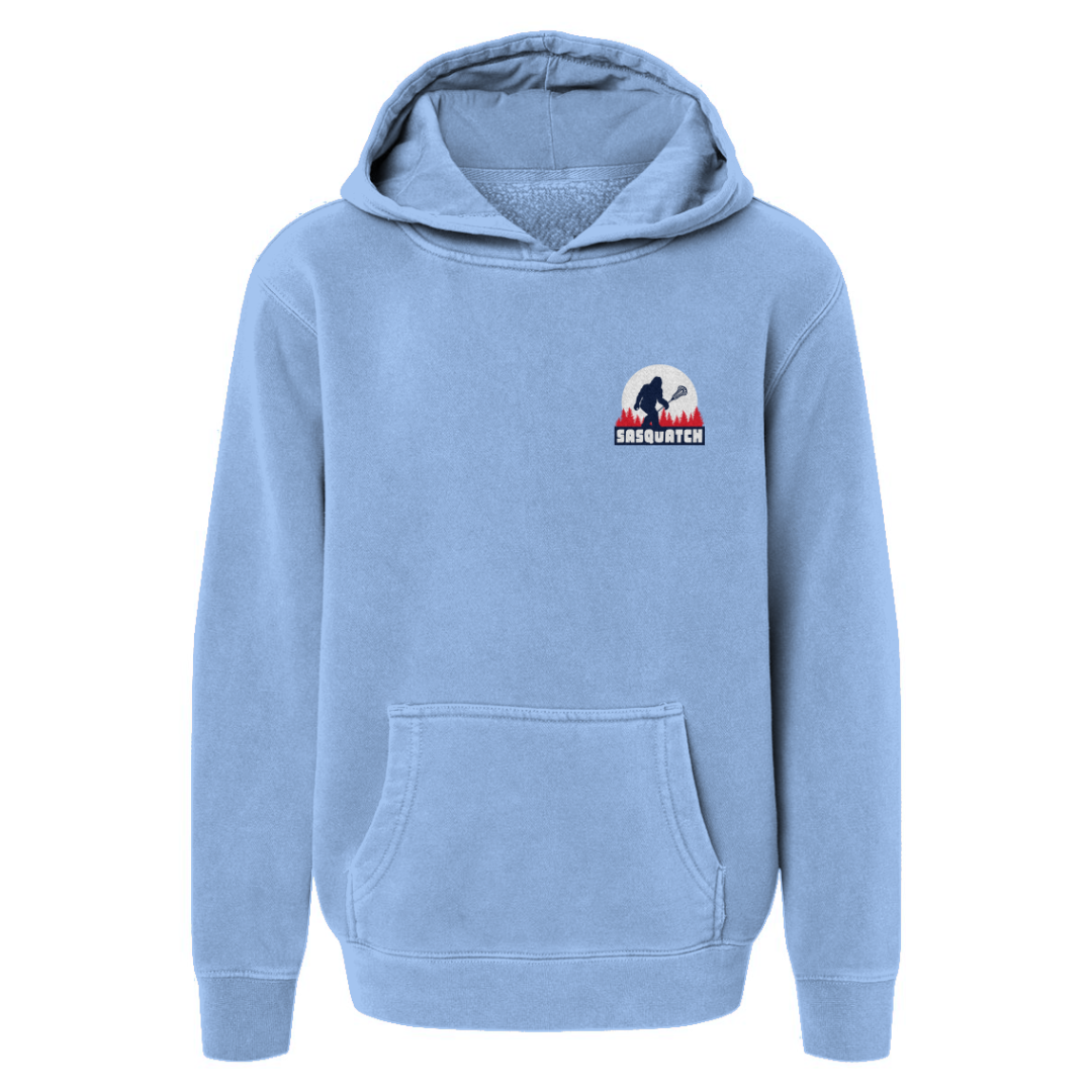 Youth Sasquatch Lacrosse ITC Pigment-Dyed Hoodie