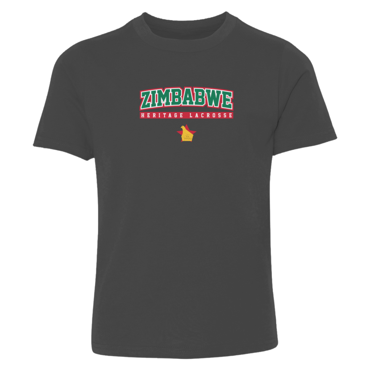 Youth Zimbabwe Lacrosse Next Level Cotton T-Shirt