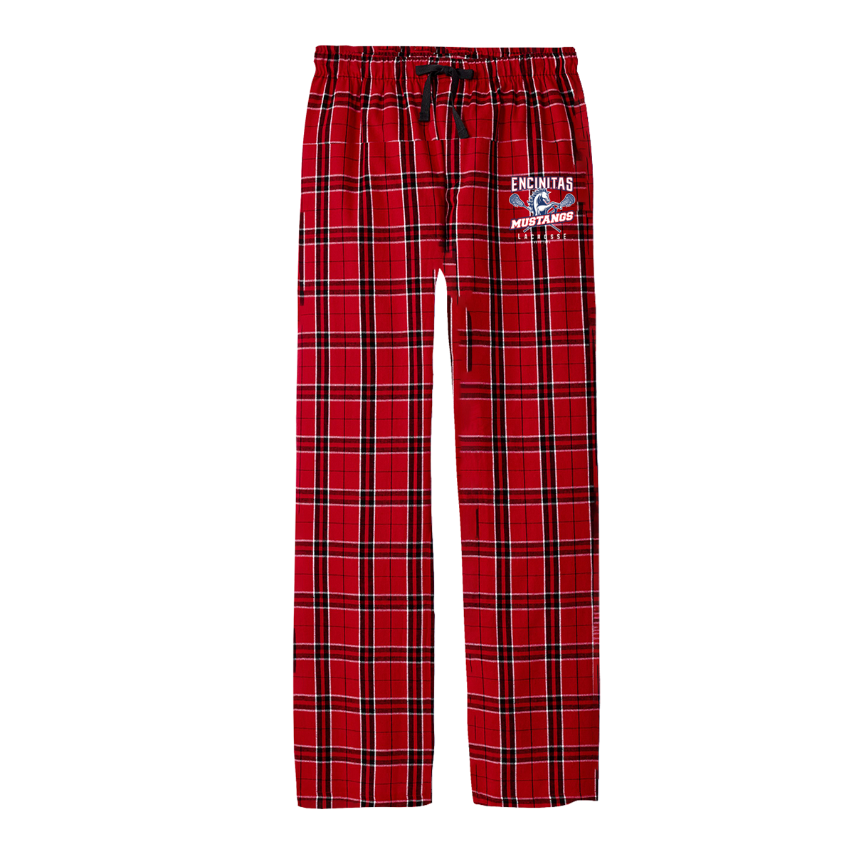 Adult Mustangs Lacrosse District Flannel Plaid Pant