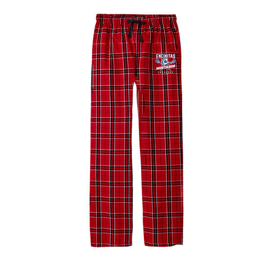 Adult Mustangs Lacrosse District Flannel Plaid Pant