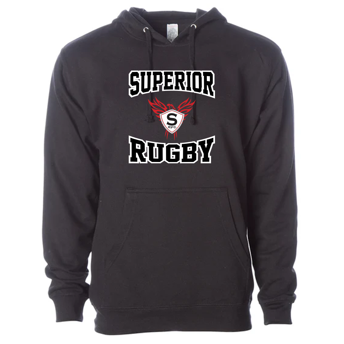 Adult Superior Rugby Football Midweight Hoodie