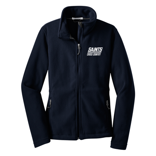 Women’s Saints Cross Country Port Authority Fleece Jacket