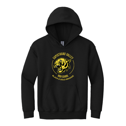 Youth Black & Gold Brigade Gildan Hoodie