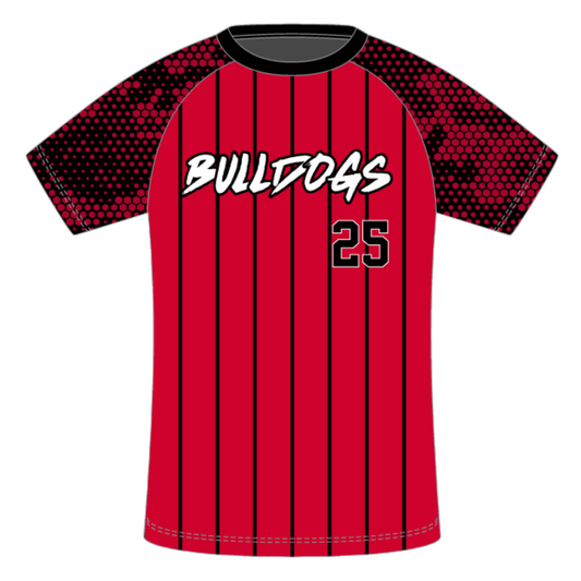 Bulldog Ball Club Crew Baseball Jersey | 13U Black