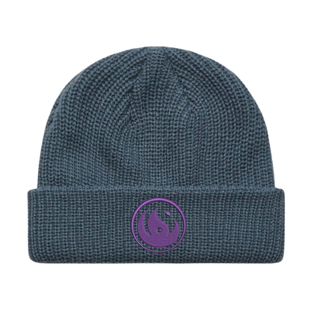 Fisherman Beanie - Purple Logo