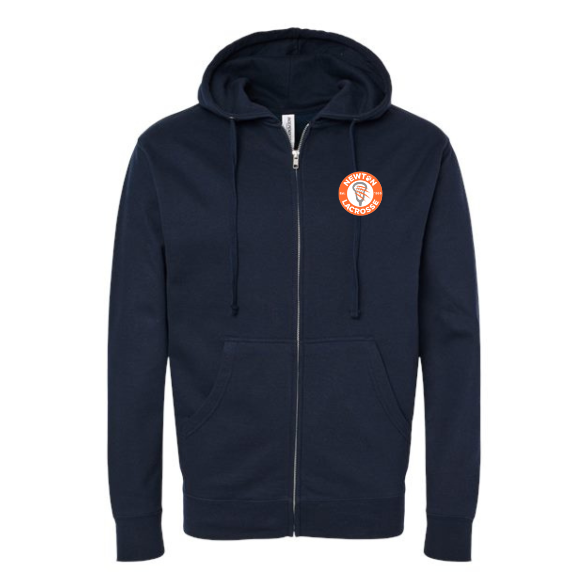Adult Newton Lacrosse ITC Fleece Zip Up Hoodie