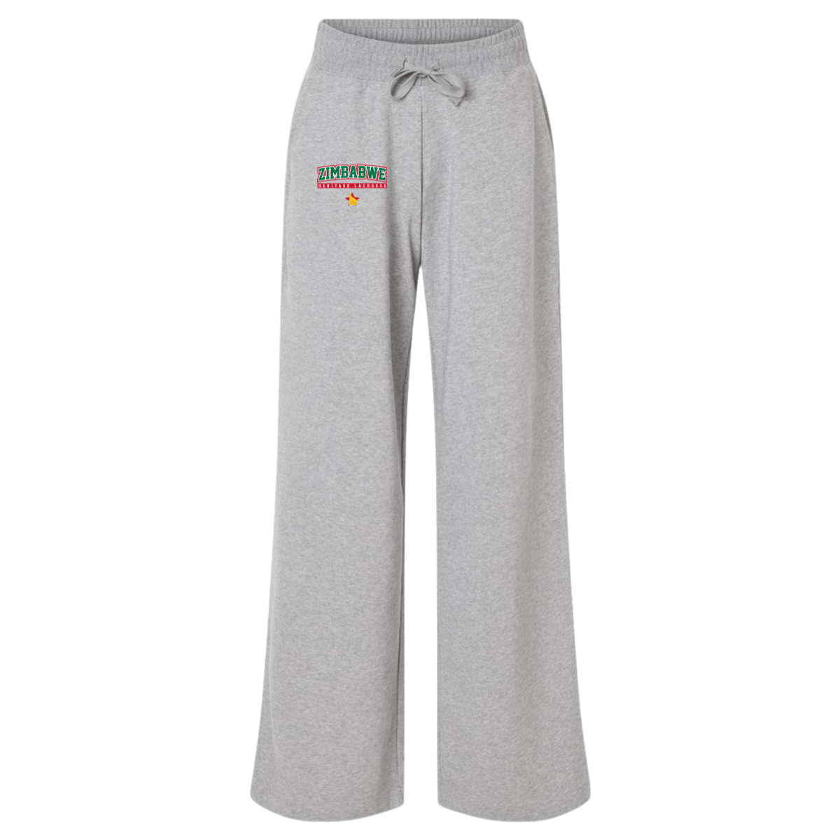 Women's Zimbabwe Lacrosse French Terry Wide Leg Pants