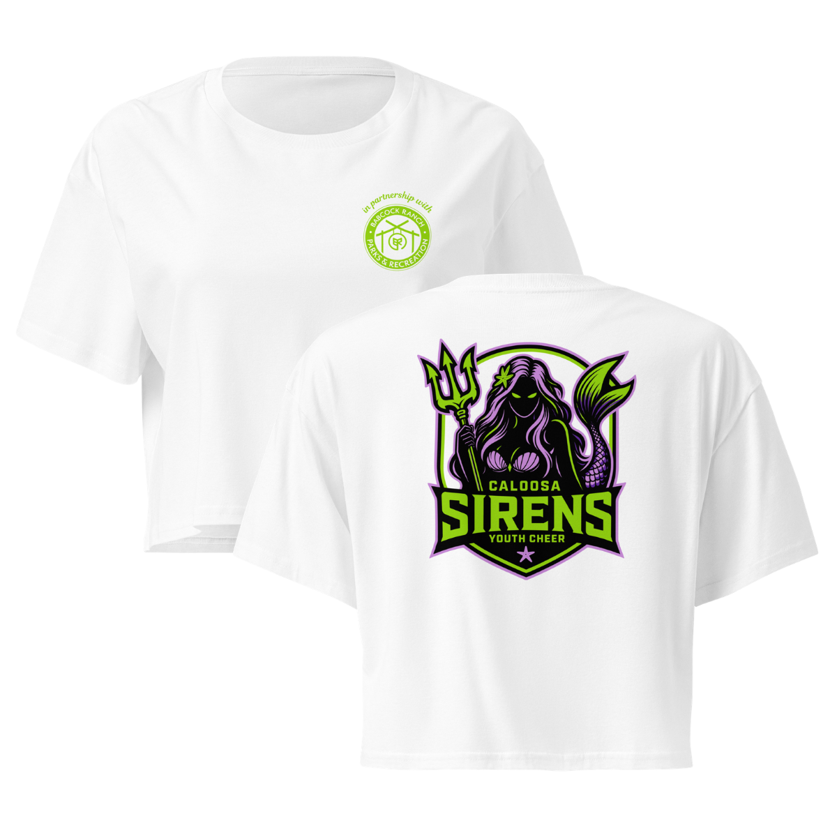 Women's Caloosa Sirens AS Colour Crop Top