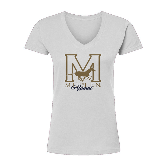 Women's Mullen HS Tultex V-Neck T-Shirt