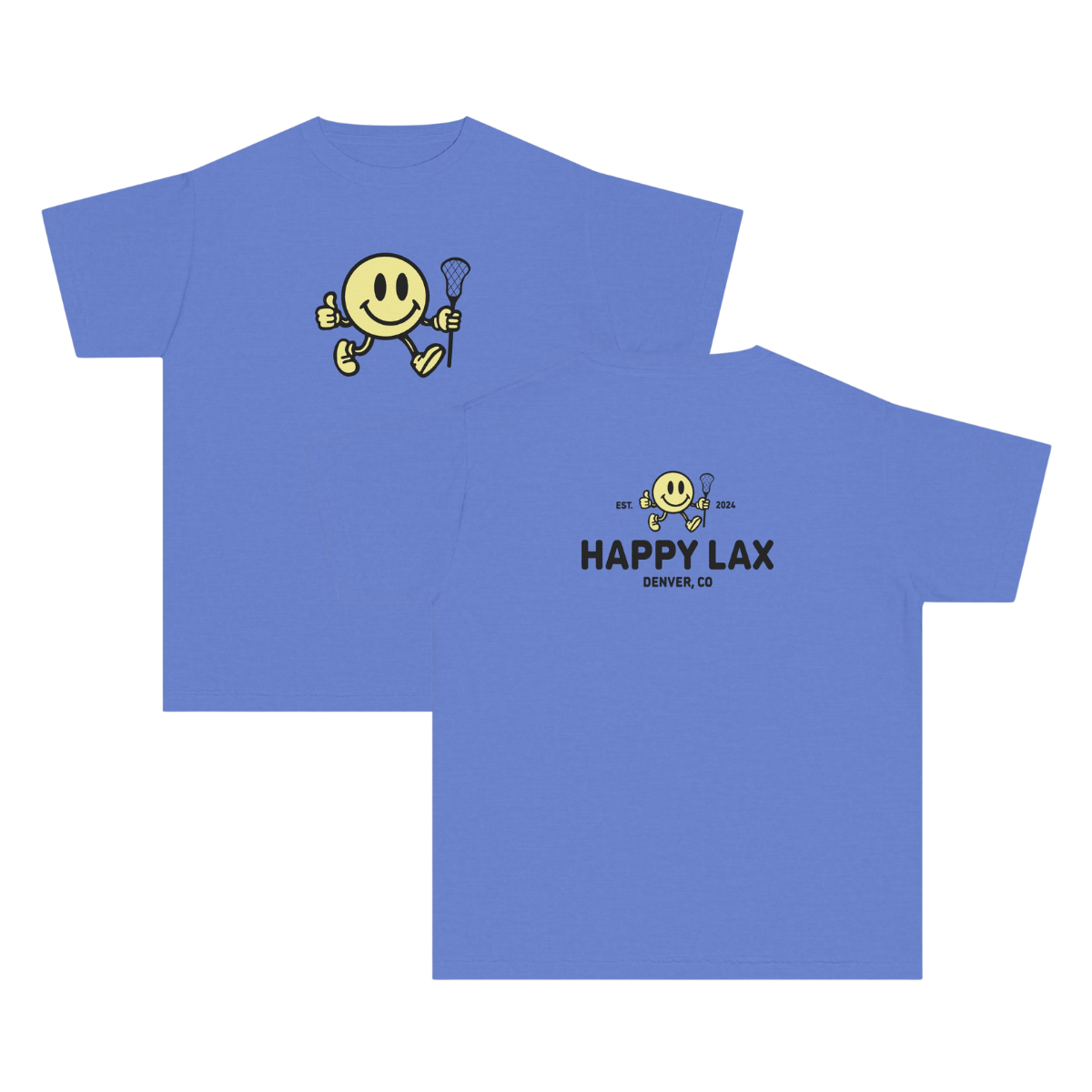 Youth Happy Lax Comfort Colors Garment Dyed T-Shirt