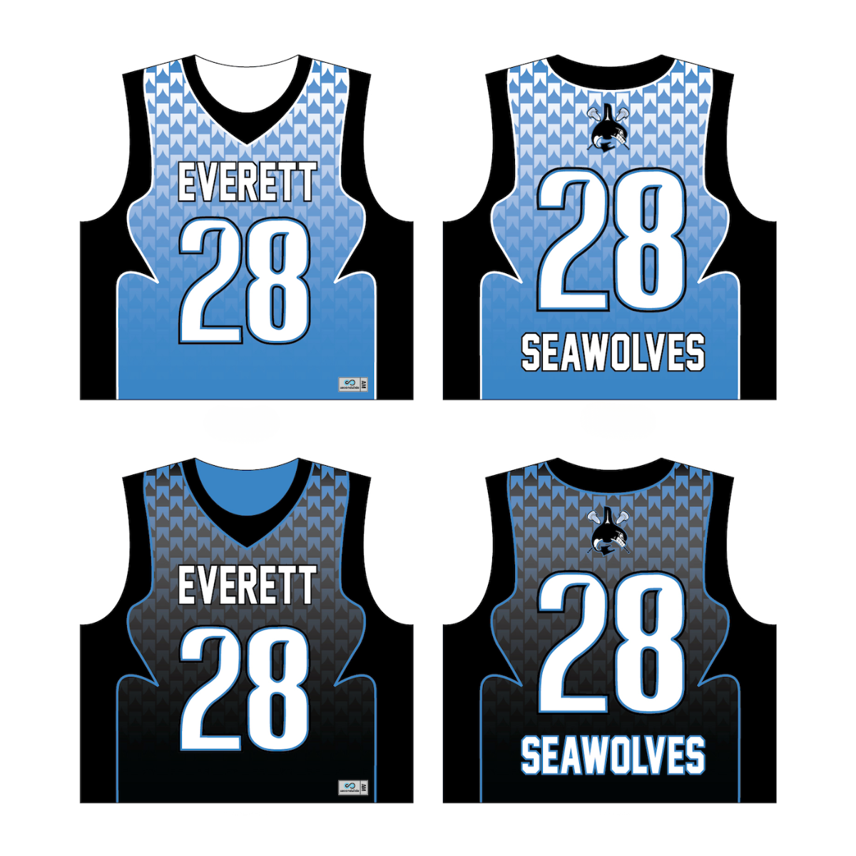 Everett Lacrosse Reversible Pinnie - 7th Grade