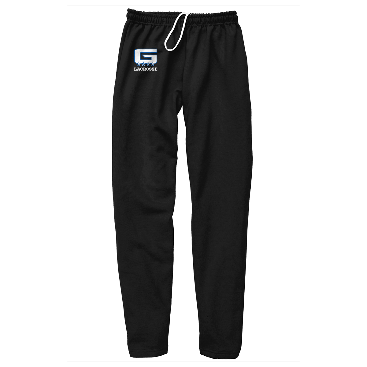[Sweatsuit Bottom] Adult Grant Lacrosse Open-Bottom Sweatpants