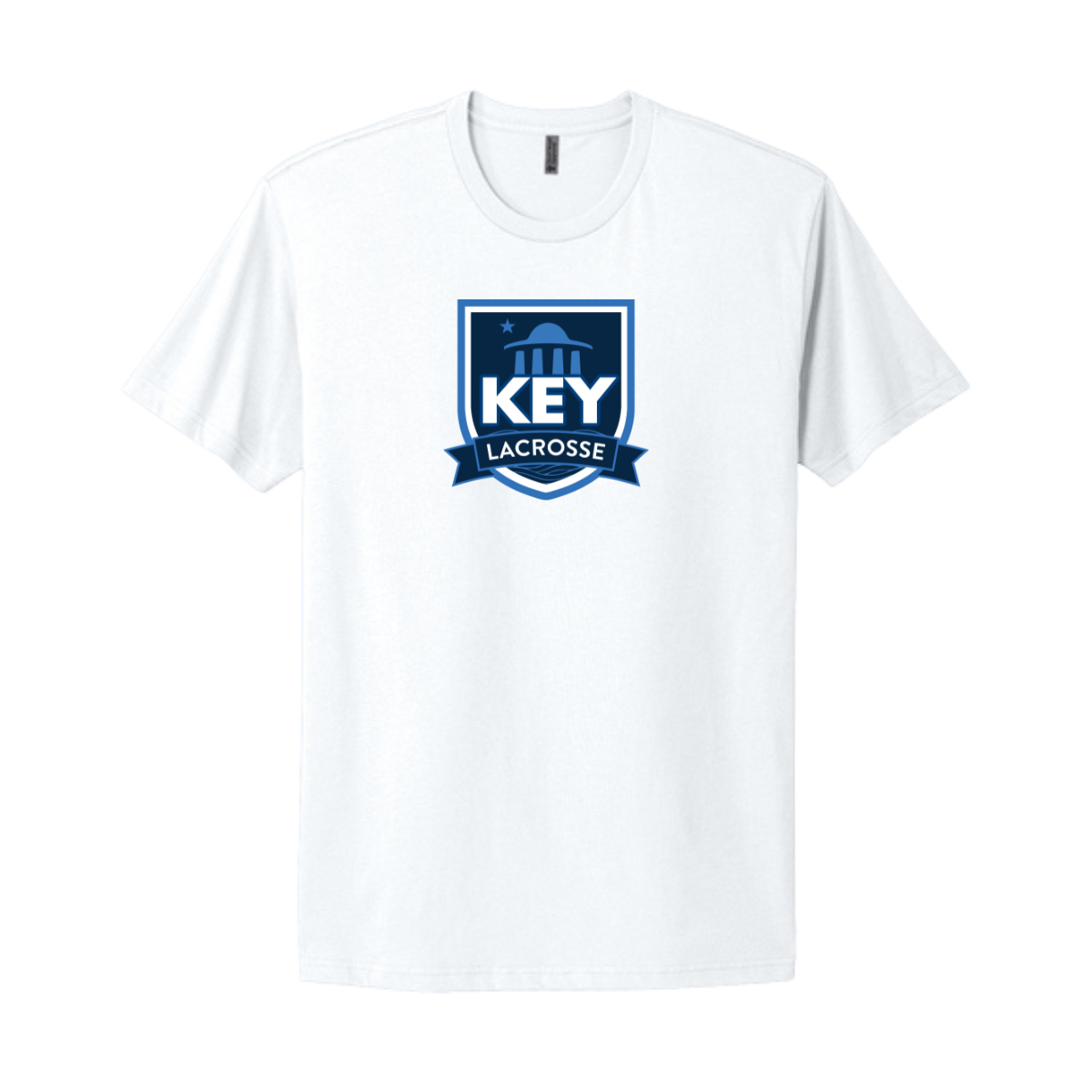 Adult Key Lacrosse Next Level Cotton T-Shirt