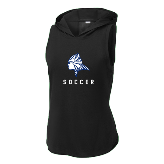 Women's Maclay Soccer Sport-Tek Solid Hoodie Tank