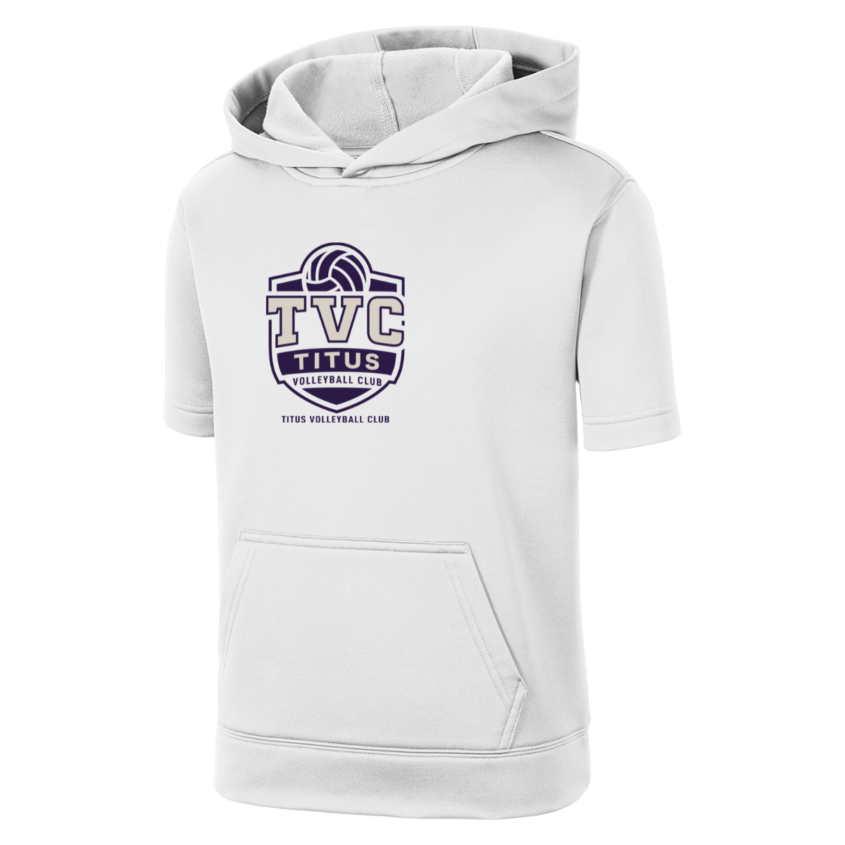 Youth Sport-Tek Fleece SS Hooded Pullover