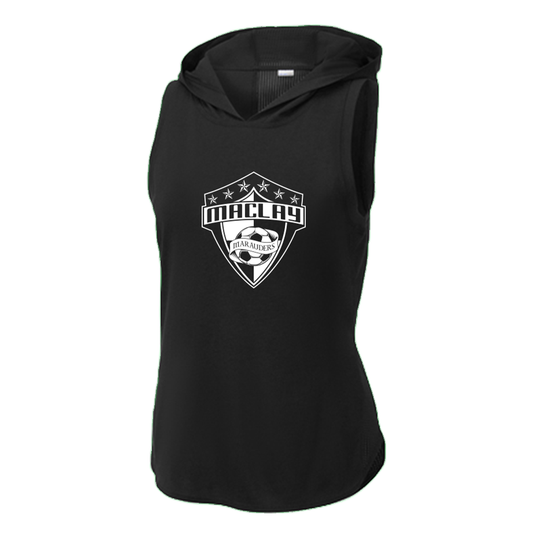 Women's Maclay Soccer Sport-Tek Solid Hoodie Tank