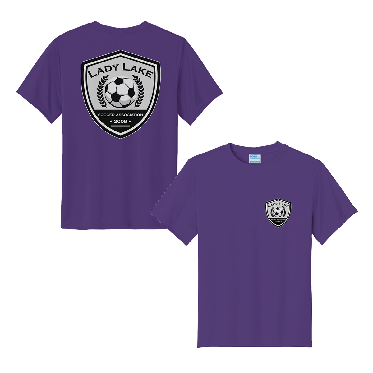 Youth Lady Lake Soccer Association Performance T-Shirt