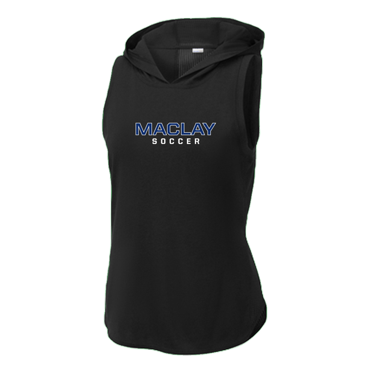 Women's Maclay Soccer Sport-Tek Solid Hoodie Tank