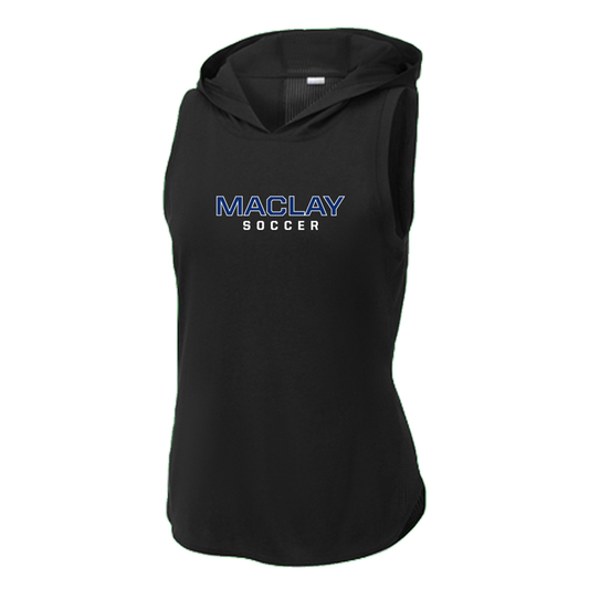 Women's Maclay Soccer Sport-Tek Solid Hoodie Tank