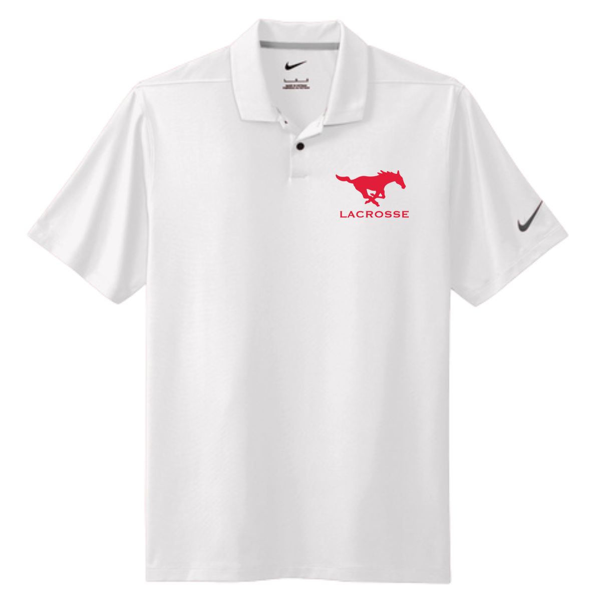 Adult SMU Lacrosse Nike Dri-Fit Vapor Polo