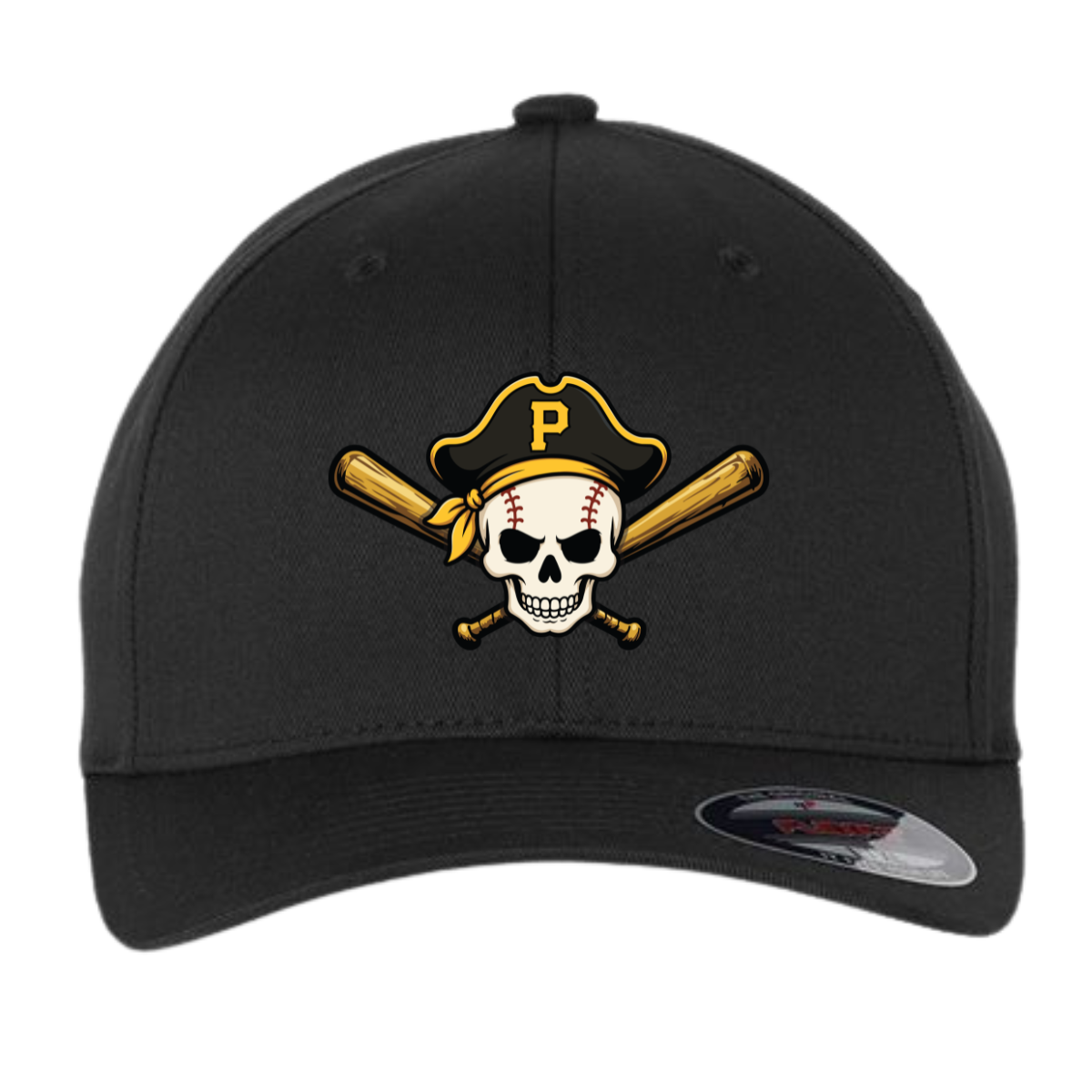 Parker Pirates Flexfit Fitted Baseball Hat