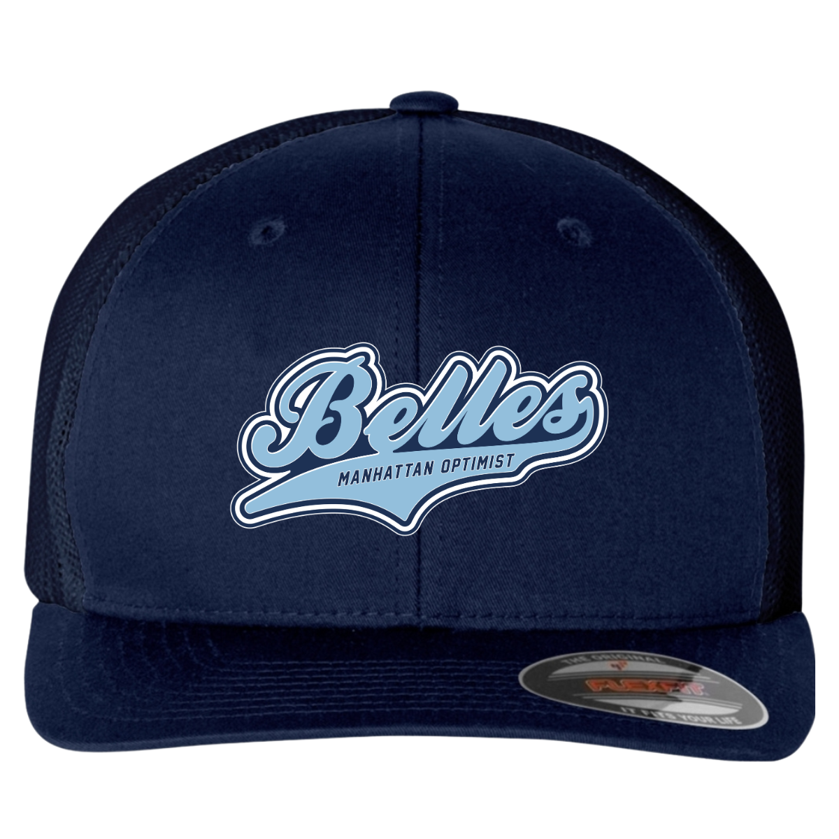 Manhattan Optimist Belles Flexfit Trucker Hat