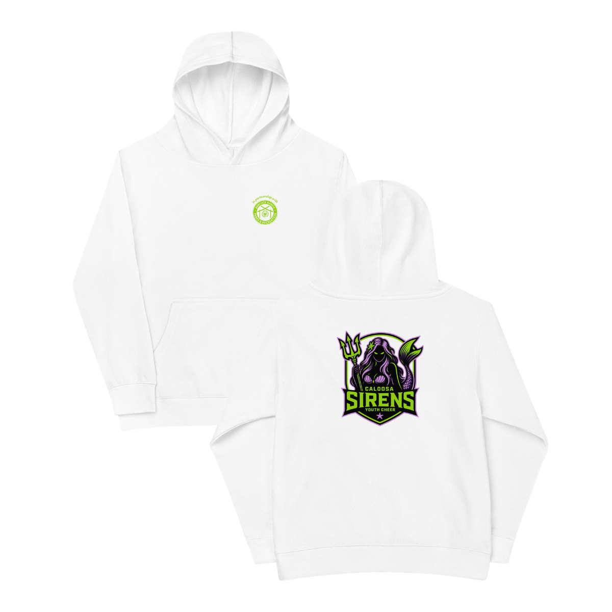 Youth Caloosa Sirens Cotton Heritage Fleece Hoodie