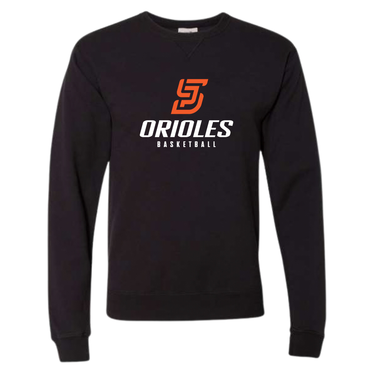 Adult St Louis Park Traveling Basketball Hanes ComfortWash Crewneck Sweatshirt