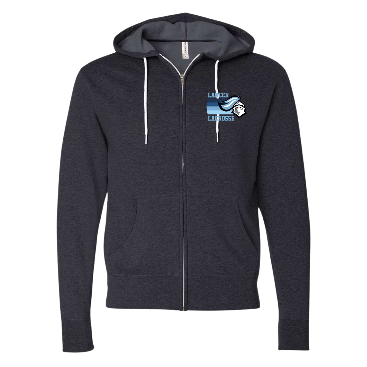 Adult Lancer Lacrosse ITC Lightweight Full Zip Hoodie