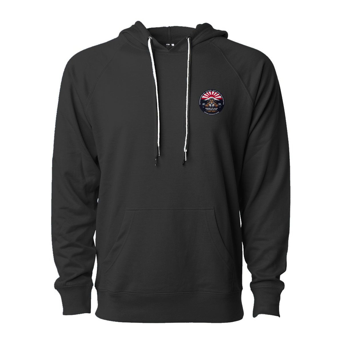 Adult Iron Claw Icon Loopback Terry Hooded Sweatshirt