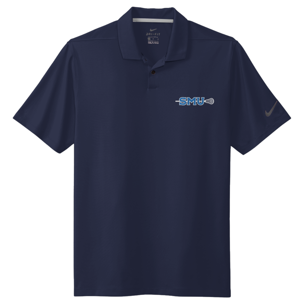 Adult SMU Lacrosse Nike Dri-Fit Vapor Polo