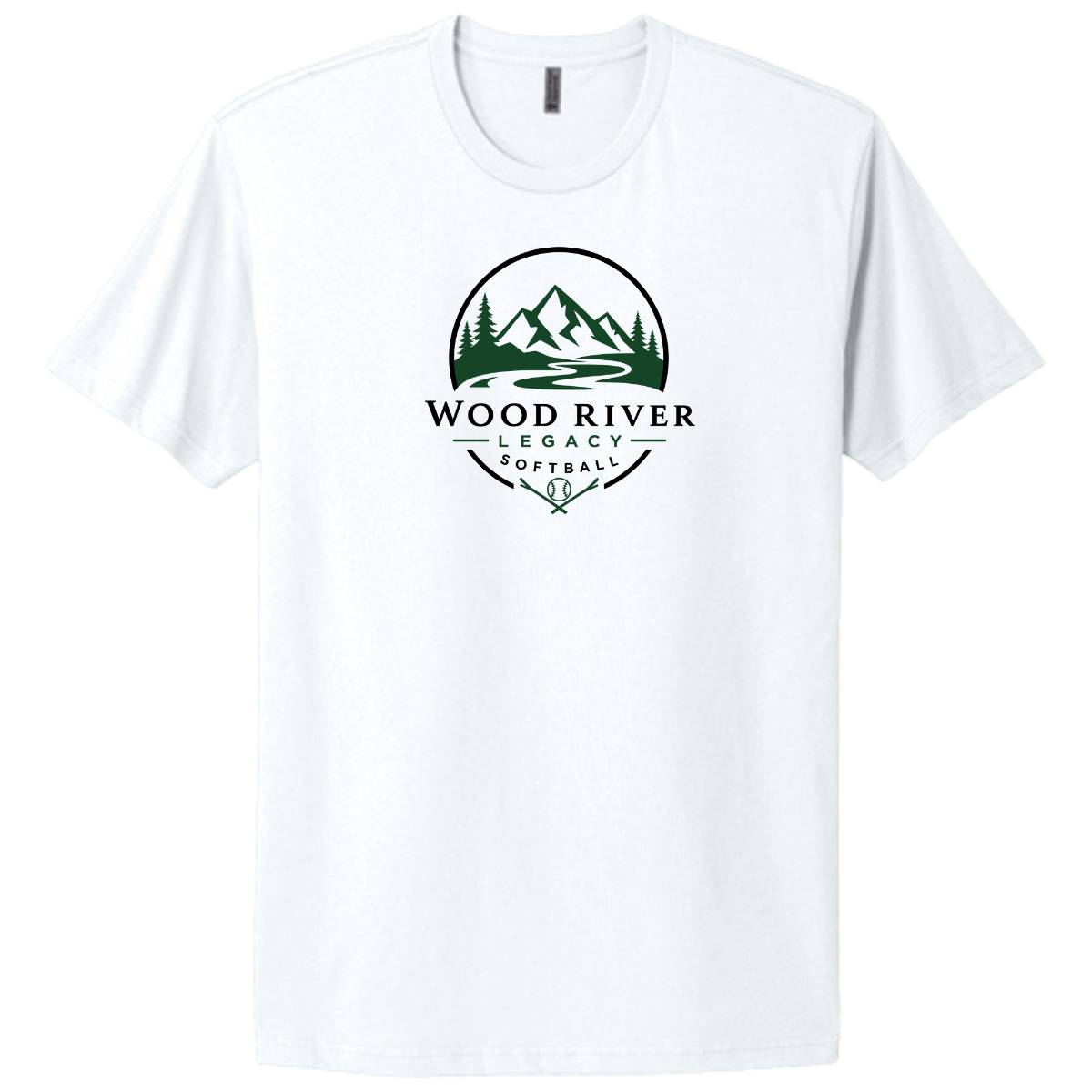 Adult Wood River Legacy Softball Next Level Cotton T-Shirt